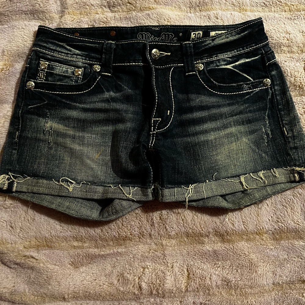 Miss Me jean shorts size 30. Worn handful of times at most, excellent condition